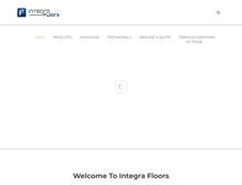 Tablet Screenshot of integrafloors.com.au